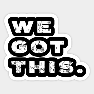 WE GOT THIS. Sticker